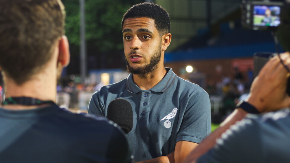After missing the majority of last season through injury, Norwich City centre-back Andrew Omobamidele was pleased to be back on the pitch for Tuesday's friendly at King's Lynn Town.