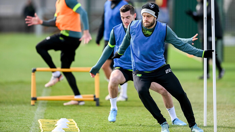 Take a look through our gallery of images from Thursday's session at Lotus Training Centre ahead of Norwich City's trip to Brighton & Hove Albion.