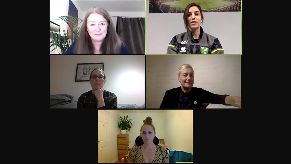 Supporters were given a fascinating insight into the role of women in football thanks to an event organised by The Canaries Trust.