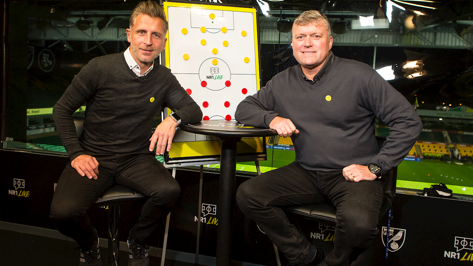 Grant Holt and Adrian Forbes are the guests for Saturday's NR1 LIVE show, as Norwich City take on Swansea City at Carrow Road.