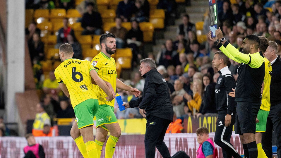 Dean Smith confirmed that Grant Hanley will be reviewed in training following his shoulder injury on Wednesday night.