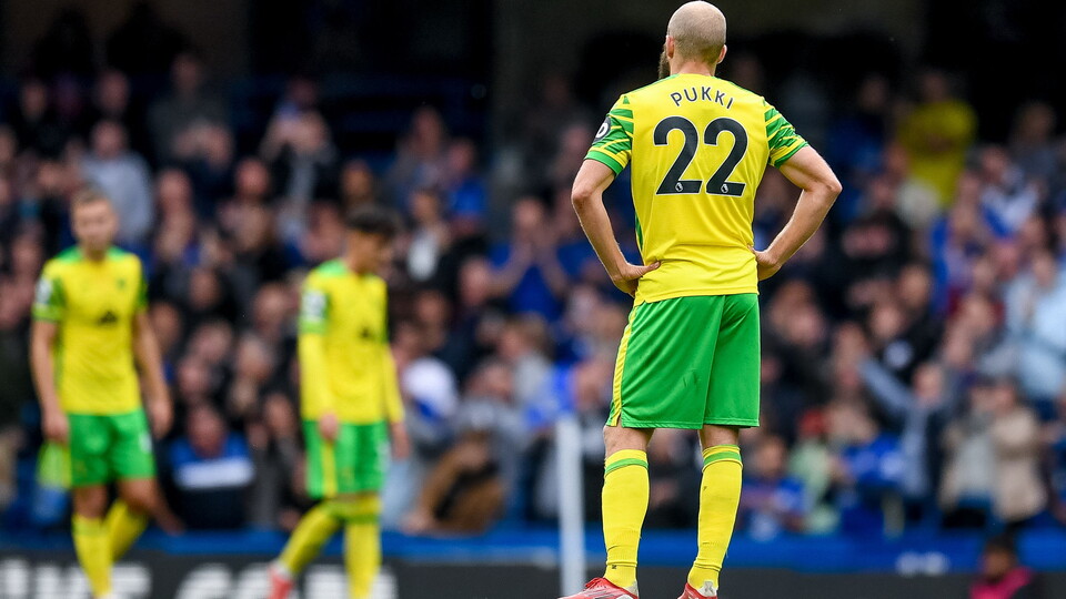 A gallery of images from Norwich City's defeat at Chelsea: