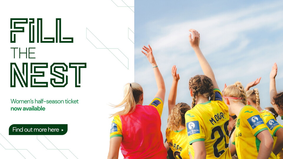 Half-season tickets are now on sale for Norwich City Women's remaining 2024/25 Division One South East fixtures at The Nest.