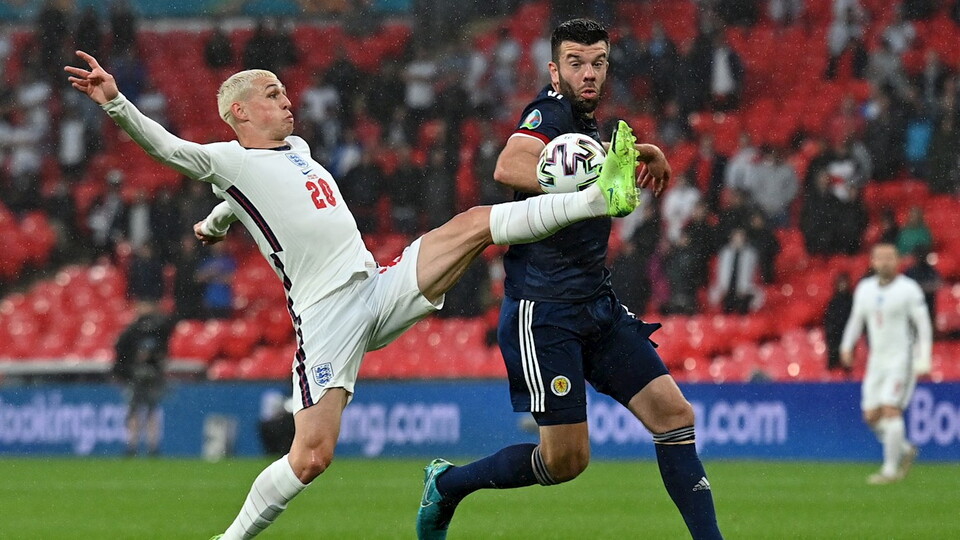Grant Hanley played all 90 minutes for Scotland in their 0-0 draw against England in Euro 2020 on Friday evening.