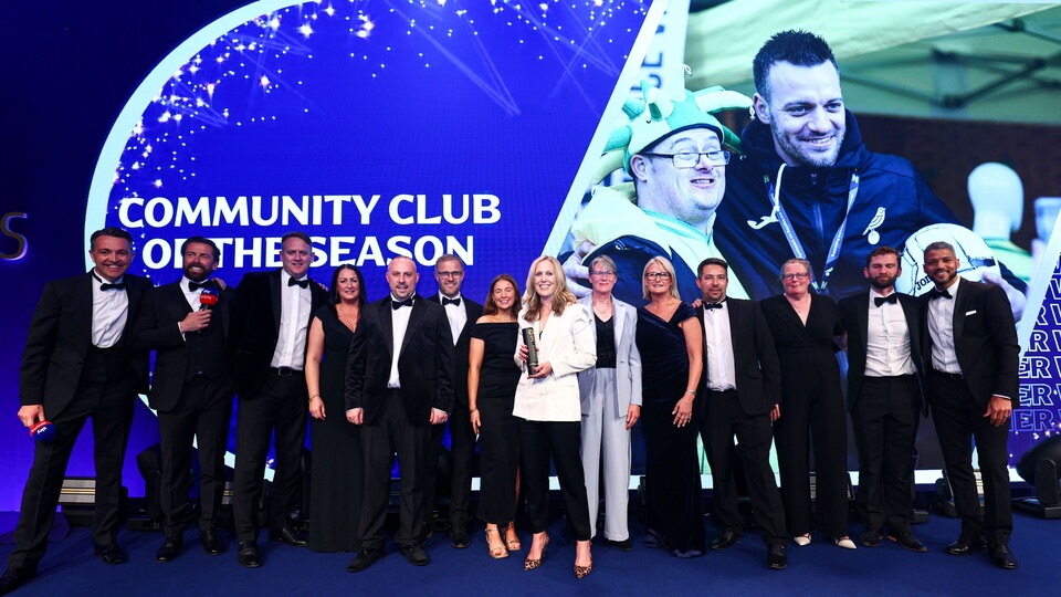 Norwich City were named as the EFL Community Club of the Season at Sunday night’s EFL Awards in London.