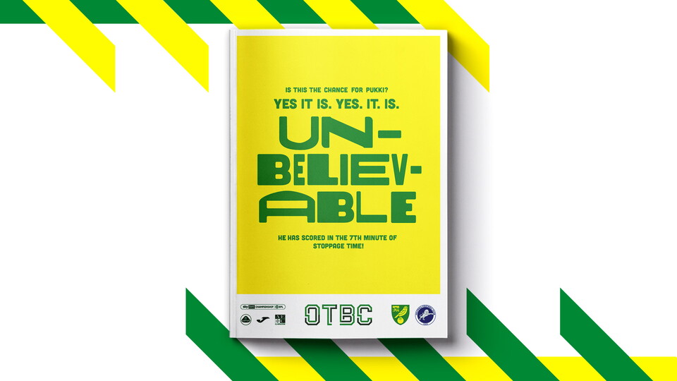 The next issue of OTBC, Norwich City's official matchday programme, is now available to order.