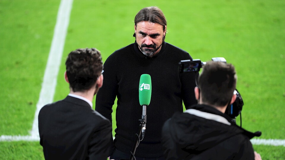 Norwich City head coach Daniel Farke addresses the media ahead of Norwich City's match at Kenilworth Road against Luton Town. Press conference is due to start at 1.15pm.
