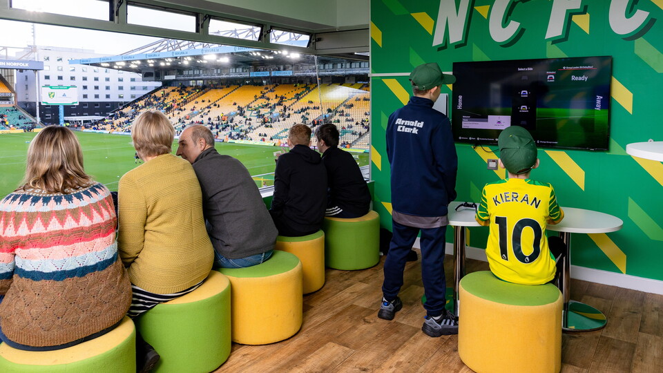 For Norwich City's recent Emirates FA Cup clash at home to Bristol Rovers, the Birthday Box was donated to Norfolk Fostering Service.