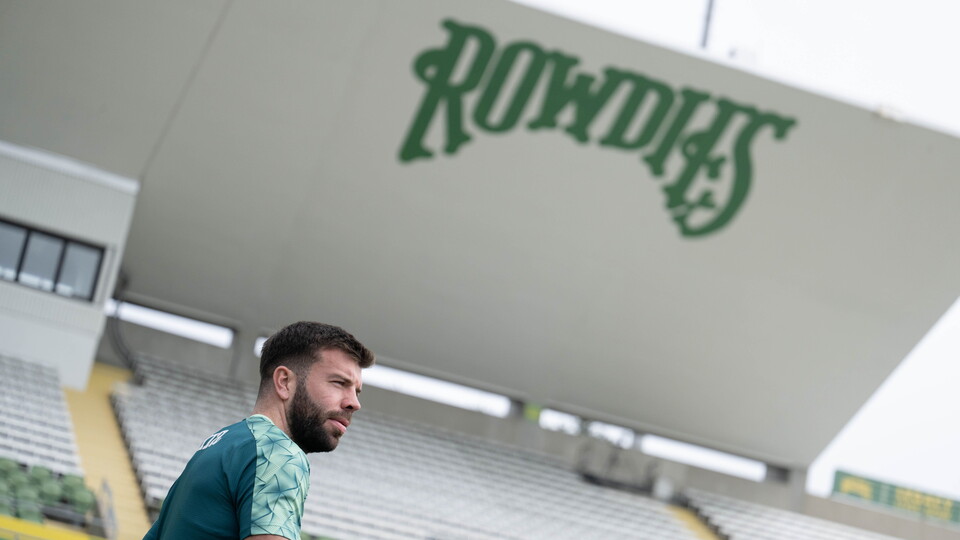 The Norwich City squad, joined by Tampa Bay Rowdies duo Raiko Arozarena and Lewis Hilton, train at the Al Lang Stadium on day two of the squad's camp in Tampa.