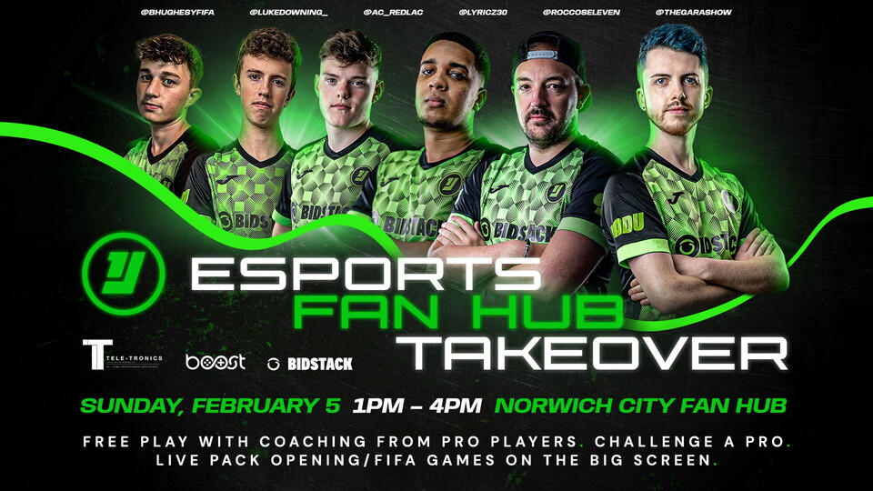 1JEsports are taking over the Fan Hub on London Street on Sunday, February 5 for an afternoon of competitions, challenges and a meet and greet with the professions themselves.