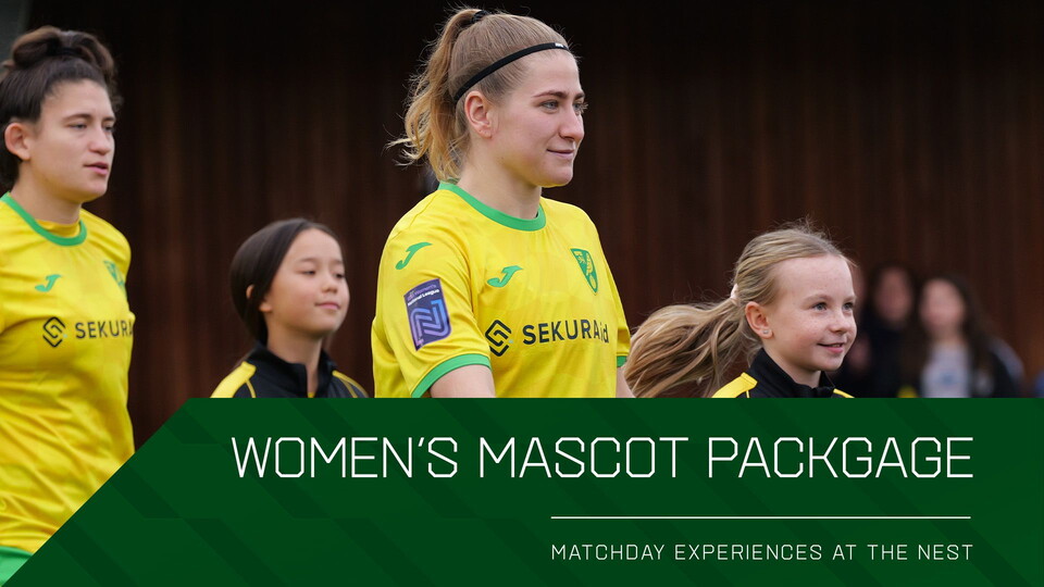 Line up alongside your heroes at The Nest as part of our mascot experience packages with Norwich City Women.