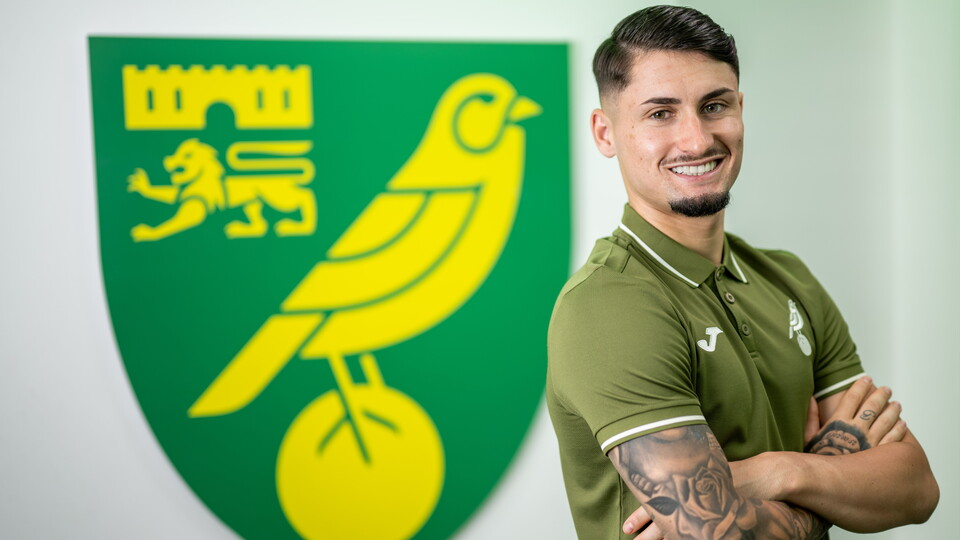 Take a look at the gallery from Borja Sainz's first day as a Norwich City player.