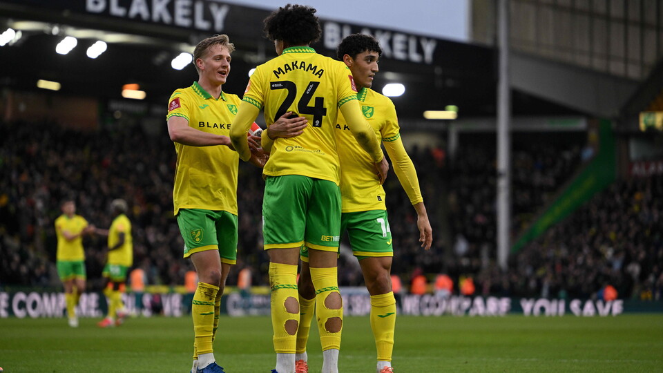 Jovon Makama scored a hat-trick as Norwich City were 5-1 winners over Walsall in the third round of the Emirates FA Cup.