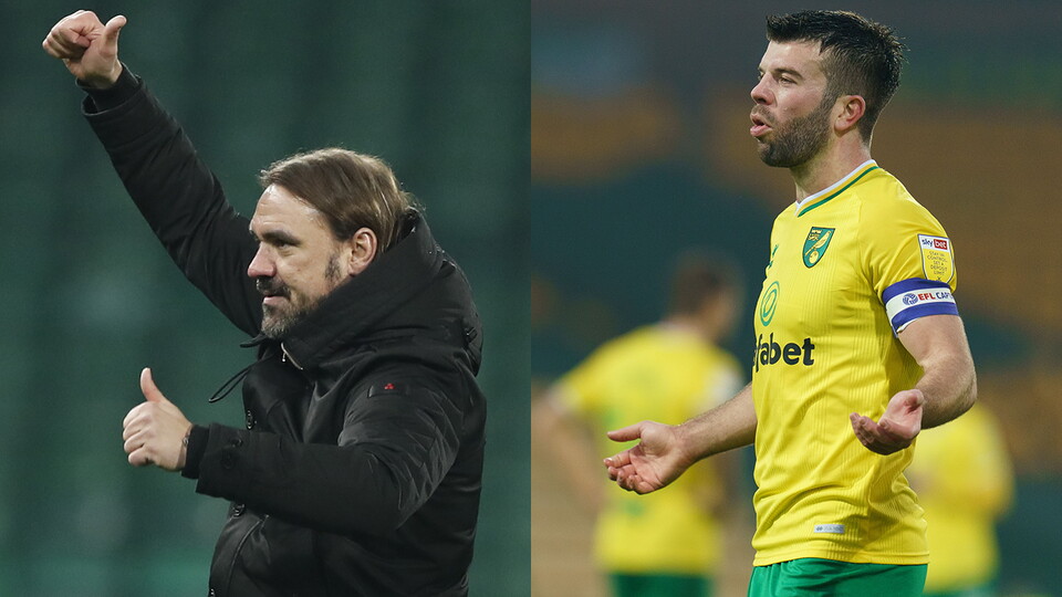 Daniel Farke and Grant Hanley have both been nominated for Sky Bet Championship monthly awards for November.