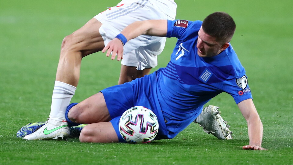 Christos Tzolis made an impact off the bench for Greece in their World Cup qualifier at home to Sweden on Wednesday night.