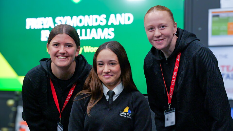 Norwich City Women's Freya Symonds and Evie Williams returned to Gorelston earlier this week in a school visited at Cliff Park Ormiston Academy hosted by the Community Sports Foundation.