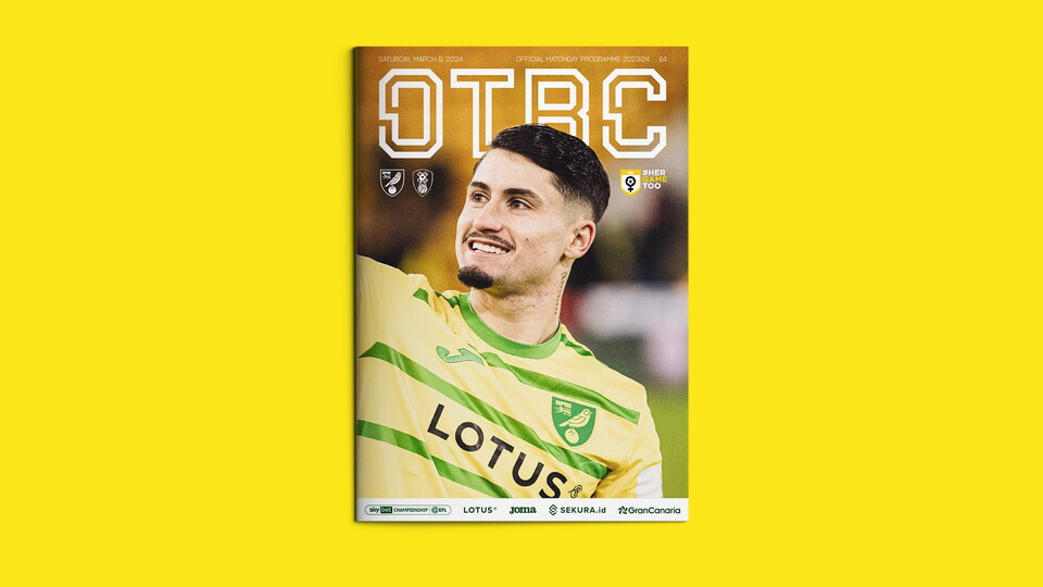 The official matchday programme, OTBC, for Norwich City v Rotherham United on Saturday, March 9, is now available to purchase.