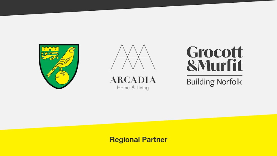 Norwich City Football club are delighted to extend our Partnership with Norfolk based business Arcadia Home & Living and Grocott & Murfit.