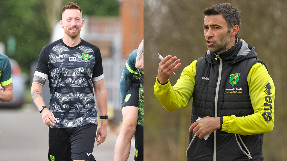 A member of first-team coaching staff and former Norwich City midfielder are set to run the London Marathon in October to raise money for the Community Sports Foundation.