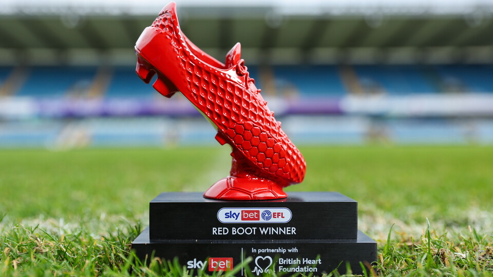 The new EFL 'Red Boot' trophy has been launched as part of the second year of Sky Bet and the British Heart Foundation's Every Minute Matters campaign.