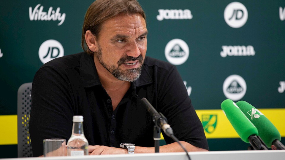 Daniel Farke addresses the media ahead of Norwich City's Premier League clash with Manchester City. Updates to come from 1:15pm.