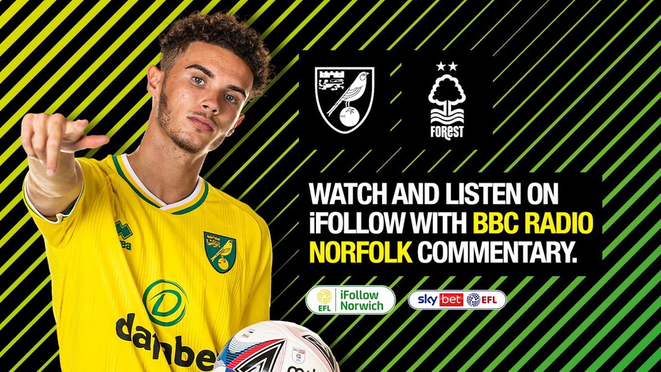 Norwich City's Sky Bet Championship match with Nottingham Forest on Wednesday, December 9 (7.45pm UK) is available for season ticket holders to watch for free on iFollow.