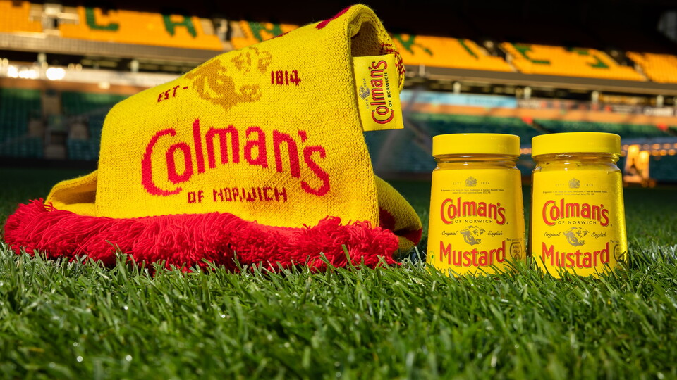 Norwich City and Colman’s have reignited their historical partnership to ‘Bring the Heat’ for the Canaries’ festive fixtures.