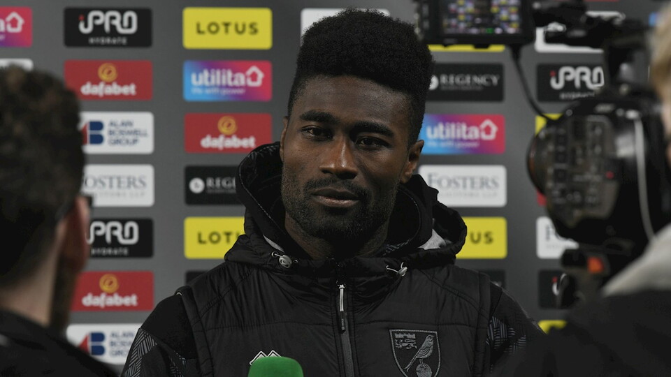 Norwich City midfielder Alexander Tettey won the man of the match award after Saturday’s 0-0 draw at home to Coventry City.