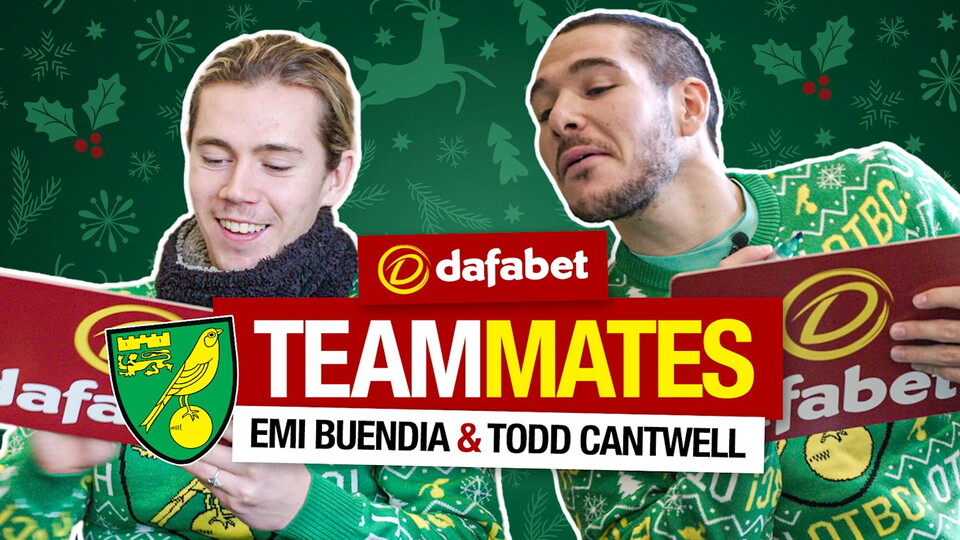 Watch the Dafabet Teammates Christmas Special with Emi Buendia and Todd Cantwell: