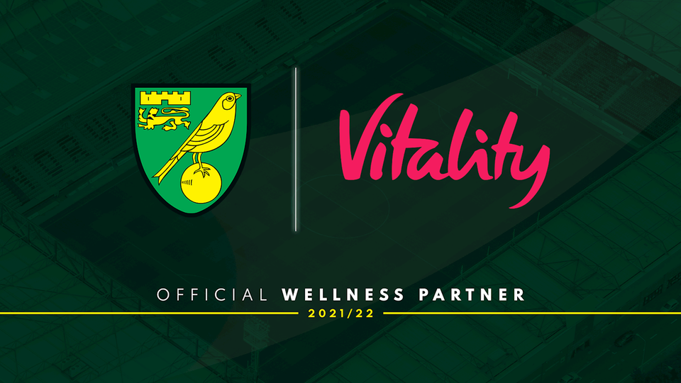 Norwich City FC is delighted to announce a new principal partnership with Vitality, the innovative health, life, car insurance and investment company.