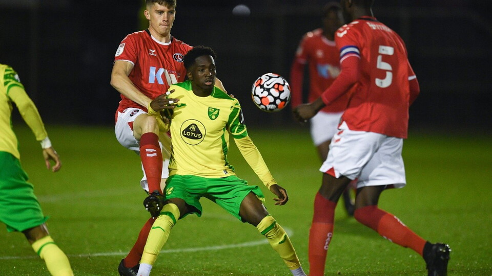 Norwich City were held to a 1-1 draw at home to Charlton Athletic in the Premier League Cup on Friday night as Jon Rowe's opener was cancelled out by Wassim Aouachria.