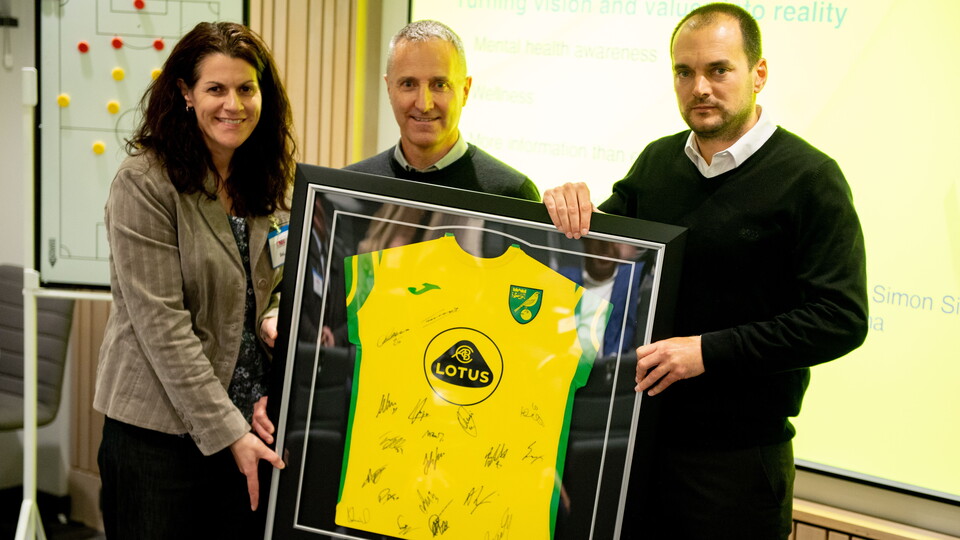 Norwich City Football Club was delighted to welcome members from the Leadership Connect programme to the Lotus Training Centre last week.