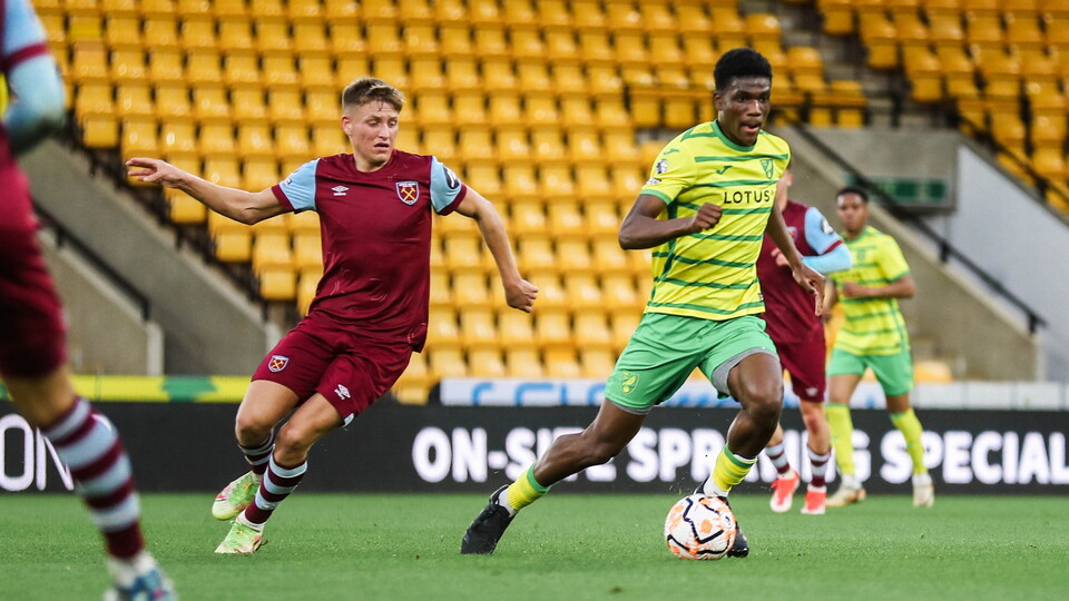 Norwich City Under-21s fell to a 2-0 defeat against West Ham United in their final home fixture of the 2023/24 Premier League 2 season.