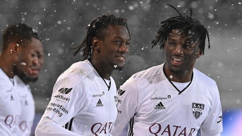 Norwich City loanee Rocky Bushiri scored his first goal for KAS Eupen in Wednesday’s 5-1 win at home to R.O.C. Charleroi.