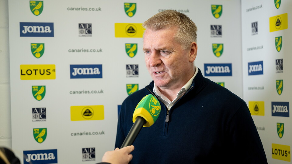 Head coach Dean Smith spoke to the media ahead of Norwich City's trip to Reading on Tuesday, October 4.