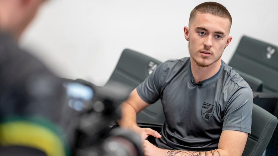 Norwich City’s first arrival of the summer transfer window, 18-year-old Scottish attacking midfielder Flynn Clarke, was in high spirits for his first club interview.