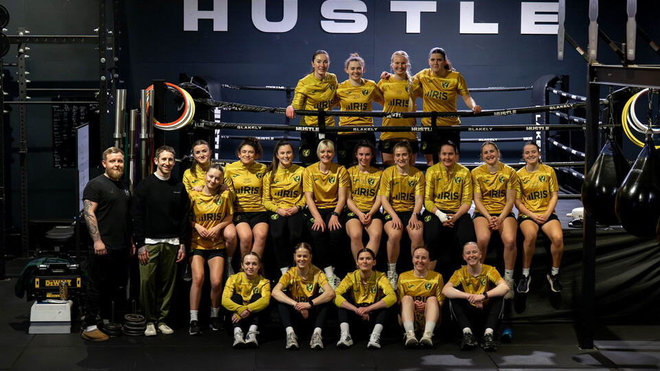 Norwich City Women took a trip to Hustle gym in Wymondham for a training session on Monday evening.