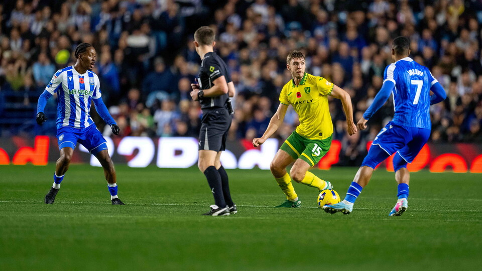 Mathias Kvistgaarden scored an equaliser for Norwich City as they drew 1-1 away to Sheffield Wednesday in the Sky Bet Championship.
