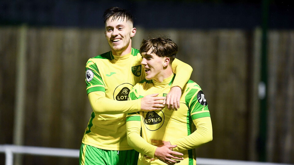Norwich City Under-23s scored four in a comfortable win over Stoke City in the Premier League 2 Division Two, with goals from Clarke, Springett and Kamara.