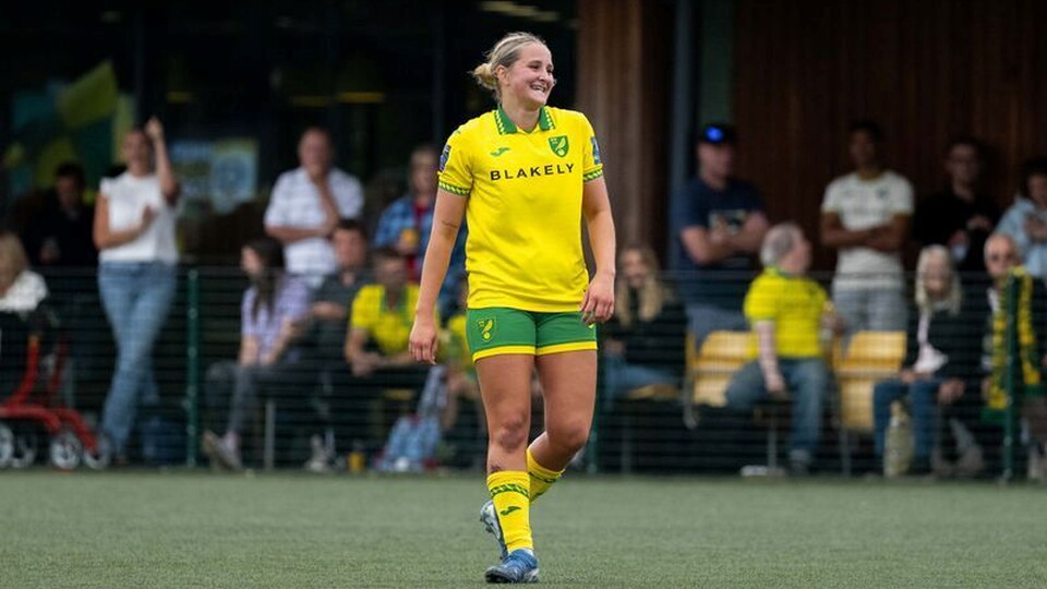 Norwich City Women's Ellie Bishop has been voted as the Blakely Player of the Month for August.