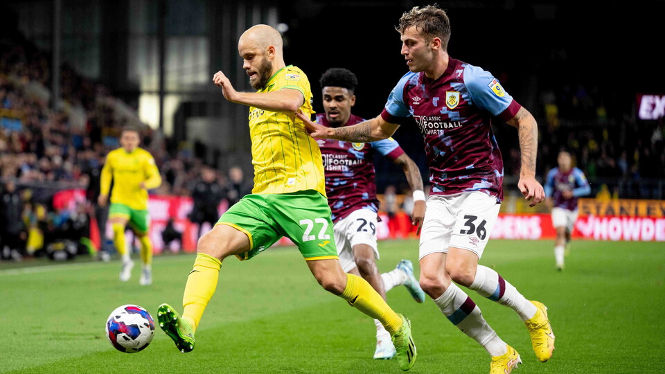 A Jay Rodriguez penalty would condemn Norwich City to a 1-0 defeat away at Burnley on Tuesday night.