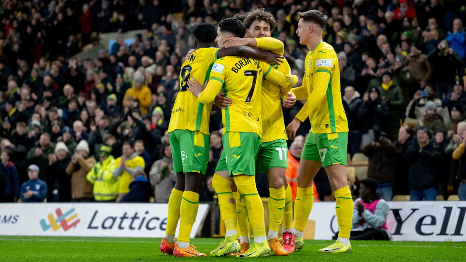 Borja Sainz scored his second hat-trick of the season as Norwich City returned to winning ways in emphatic fashion with a 6-1 win over Plymouth Argyle.