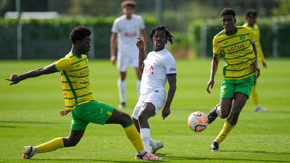 Norwich City Under-18s fell to a 7-2 defeat away to Tottenham Hotspur in the Under-18 Premier League South.