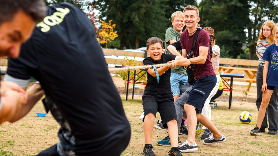 On Saturday, July 30, Ukrainian refugees and their host families enjoyed a fun day of activities at The Nest, hosted by the Foundation.