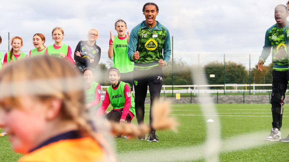 A group of Norwich City Academy’s scholars recently put on competitive and enjoyable football tournaments for local high school students at The Nest.