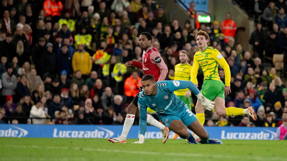 Norwich City drew 1-1 with Southampton on New Year's Day with Josh Sargent scoring the equaliser at Carrow Road. Take a look at the gallery below.