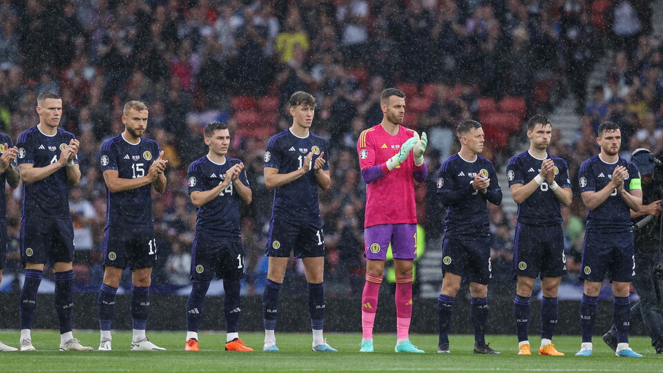 Angus Gunn played a full 90 minutes and kept a clean sheet in Scotland's 2-0 win over Georgia in the EURO 2024 qualifying stages.