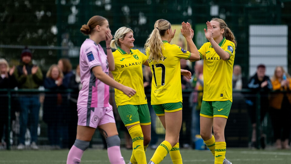 Norwich City Women cruised past MK Dons in a 5-0 league win at The Nest.