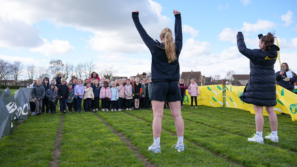 Last month Norwich City Women's Ellie Bishop and Holly Mears visited Hillcrest Primary School in Downham Market for the annual student race.
