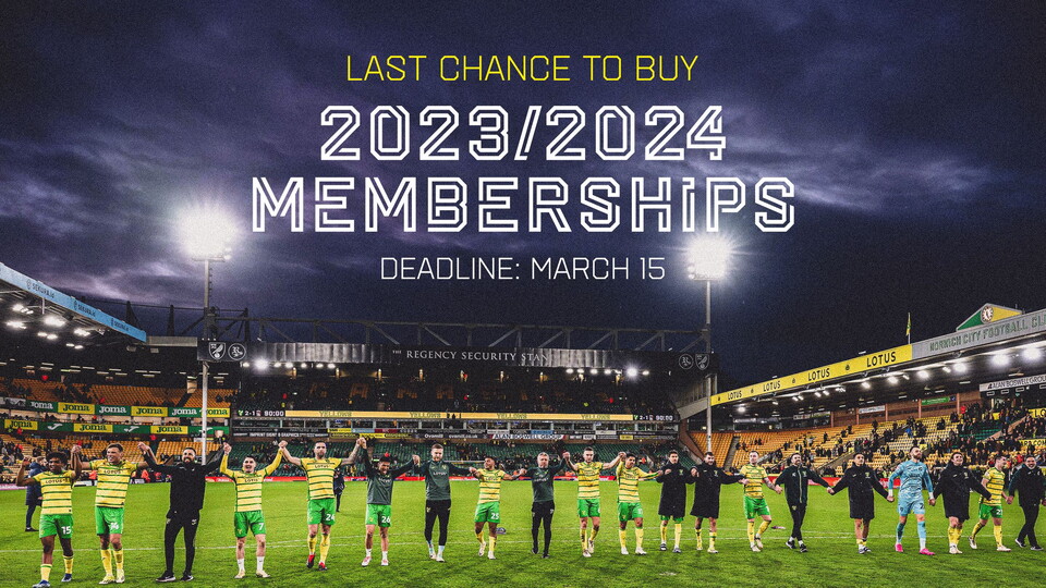 Canary fans have less than a week to become an official Norwich City member and get exclusive access to tickets for the remainder of the 2023/24 season.